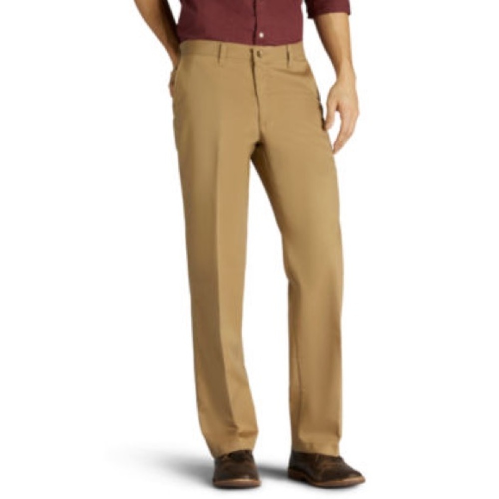 Lee straight fit khaki pants